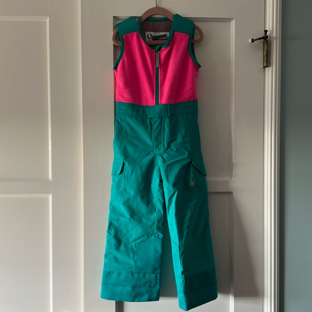 Spyder ski bib 4T worn once